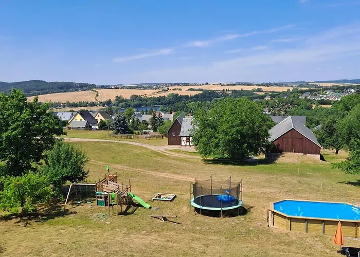Ferienwohnung Naehe Dresden Mit Pool & Spielplatz - Fewo 
